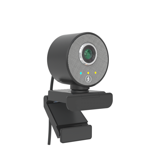 1080P Webcam 360° Panaromic Live Streaming USB Computer Camera with Stereo Microphone Desktop Laptop USB Webcam