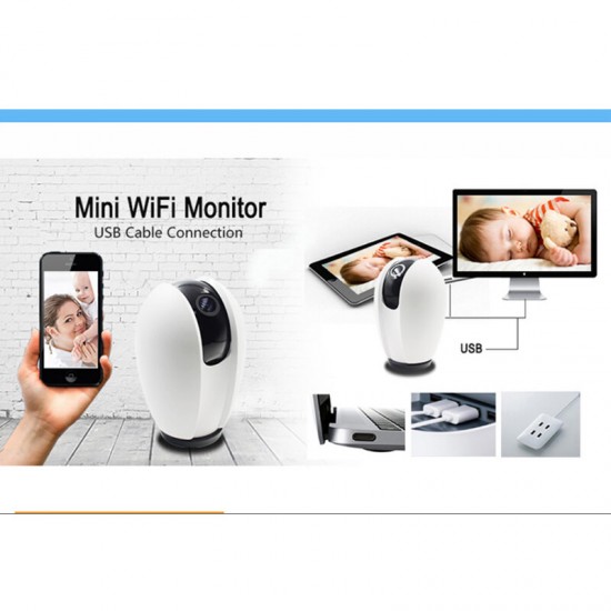 1080P WiFi HD Surveillance Smart White Camera Cloud Wireless IP Camera Intelligent Auto Tracking Of Human Home Security Surveillance
