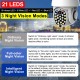 21 Globe Machine IP Camera Metal Double Shell 1080P 2MP Maximum Support TF Card 128G Night Vision Camera