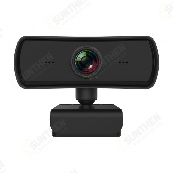 2K 2040*1080P Webcam HD Computer PC WebCamera with Microphone Privacy Cover Rotatable Cameras for Live Stream Video Class Conference PC Gamer