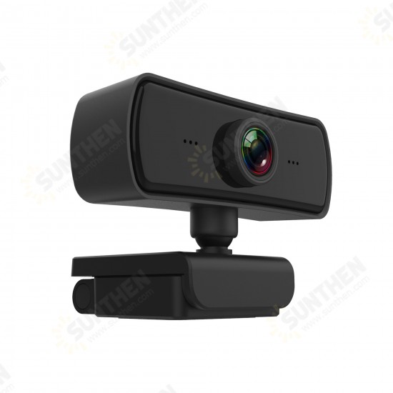 2K 2040*1080P Webcam HD Computer PC WebCamera with Microphone Privacy Cover Rotatable Cameras for Live Stream Video Class Conference PC Gamer