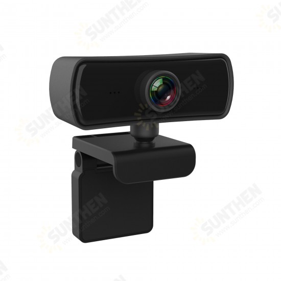 2K 2040*1080P Webcam HD Computer PC WebCamera with Microphone Privacy Cover Rotatable Cameras for Live Stream Video Class Conference PC Gamer