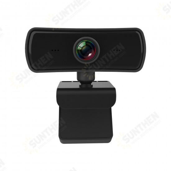 2K 2040*1080P Webcam HD Computer PC WebCamera with Microphone Privacy Cover Rotatable Cameras for Live Stream Video Class Conference PC Gamer