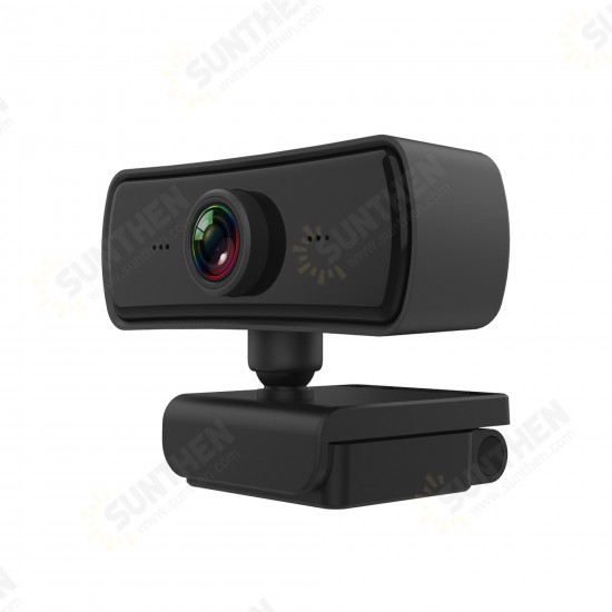 2K 2040*1080P Webcam HD Computer PC WebCamera with Microphone Privacy Cover Rotatable Cameras for Live Stream Video Class Conference PC Gamer