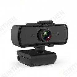 2K 2040*1080P Webcam HD Computer PC WebCamera with Microphone Privacy Cover Rotatable Cameras for Live Stream Video Class Conference PC Gamer