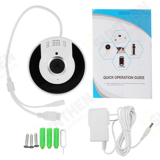 360 Drgree Panoramic Camera Wifi Wireless Camera Remote Monitor Invigilator Camcorder