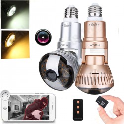 3.6mm Wireless Mirror Bulb Security Camera DVR WIFI LED Light IP Camera Motion Detection 3.6mm Wireless Mirror Bulb Security Camera DVR WIFI LED Light IP Camera Motion Detection