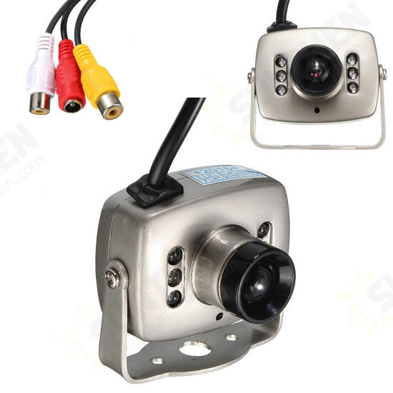 6 LED Mini Wired Infrared CMOS CCTV Camera Security Color Night Vision