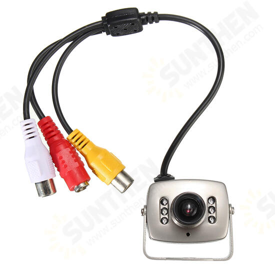 6 LED Mini Wired Infrared CMOS CCTV Camera Security Color Night Vision