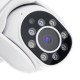 8LED WIFI IP Camera 1080P IP66 Waterproof Night Vision Pan Tilt Security IR Cam Two-way Radio Camera