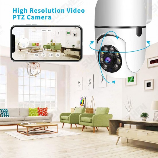 A11 1080P HD Security Camera Wireless Plug-In PTZ Monitoring Surveillance Cam IR Night Vision Mobile Tracking Voice Intercom WiFi Remote Alarm Push