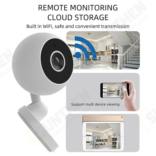 A2 Wifi Security Camera HD Intelligent Two-Way Intercom Night Vision 360° Cam Remote Monitoring Viewing Camera for Surveillance Home Safety