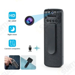 B18 1080P HD Mini Security Camera Portable Video Recorder Infrared Night Vision Camera Non-handheld Wearable B18 1080P HD Mini Security Camera Portable Video Recorder Infrared Night Vision Camera Non-handheld Wearable