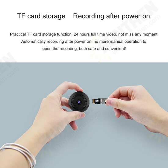 C2 HD 1080P WiFi Wireless Mini Security Camera Phone App Control Motion Detection Night Vision for Indoor Outdoor