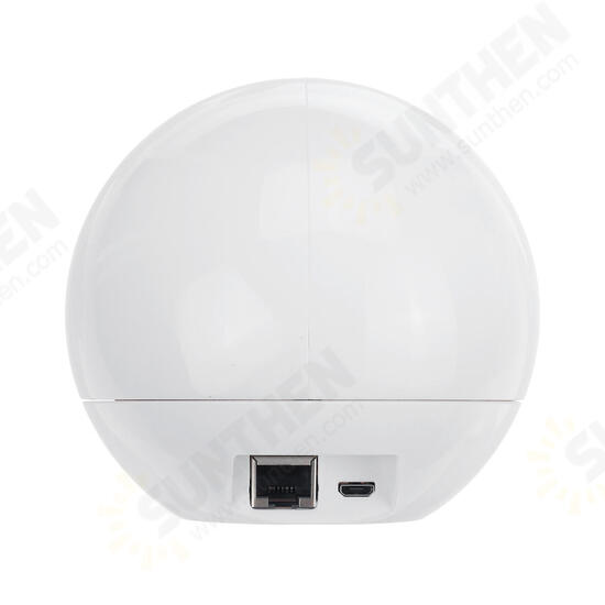 Doodle APP 1080P 2mp wireless IP camera space ball design cradle night vision function 355° rotation 90° rotation