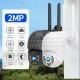 1080P 2MP 8 LED 8X Zoom Outdoor PTZ IP Camera Cloud Storage Night Vision IP66 Waterproof Alarm Push Full Color Security Camera