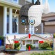 1080P 2MP 8 LED 8X Zoom Outdoor PTZ IP Camera Cloud Storage Night Vision IP66 Waterproof Alarm Push Full Color Security Camera