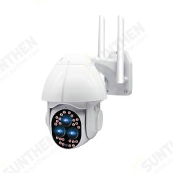 24 LED +3HD Lenses Full color 1080P Camera Night Vight 355° PTZ 4X Zoom Rotation Outdoor Camera IP66 Waterproof Movement Detection 24 LED +3HD Lenses Full color 1080P Camera Night Vight 355° PTZ 4X Zoom Rotation Outdoor Camera IP66 Waterproof Movement Detection