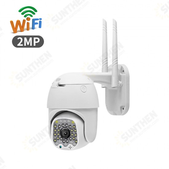 4X Zoom 32LED 1080P HD Wifi IP Security Camera Outdoor Light & Sound Alarm Night Vision Waterproof