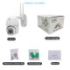 4X Zoom 32LED 1080P HD Wifi IP Security Camera Outdoor Light & Sound Alarm Night Vision Waterproof