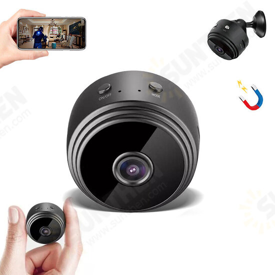 A9 1080P HD Mini WIFI AP USB IP Camera Wide Angle Hotspot Connection Wireless DVR Night Vision Camcorder Camera Baby Monitor for Home Safety