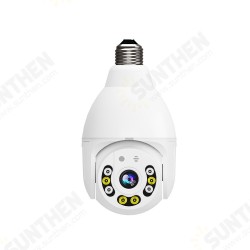 V380 8 LED WIFI E27 Bulb Dome Camera PTZ AP Hotspot Dual Light 4 infrared + 4 White Light Night Vision with Base Remote Control V380 8 LED WIFI E27 Bulb Dome Camera PTZ AP Hotspot Dual Light 4 infrared + 4 White Light Night Vision with Base Remote Control