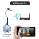 V380 WIFI E27 1080P Bulb Dome Camera PTZ Dual Light 12 infrared +16 White Light Night Vision with Base Remote Control