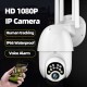 1080P 10 LED 5X Zoom Upgraded Four-antenna HD Outdoor PTZ IP Camera Two Way Audio Voice Alarm Wifi Camera Auto Waterproof Night Vision Surveillance