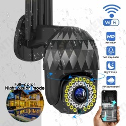 1080P 39 LED 5 XZOOM Outdoor PTZ IP Black Camera Two Way Audio Wifi Camera Auto Waterproof Night Vision CCTV Video Surveillance 1080P 39 LED 5 XZOOM Outdoor PTZ IP Black Camera Two Way Audio Wifi Camera Auto Waterproof Night Vision CCTV Video Surveillance