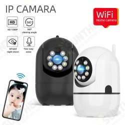 1080P Indoor PTZ WIFI IP Camera Two Way Audio Wifi Camera Cloud Storage Waterproof Night Vision CCTV Video Dual Light Source Baby Monitor 1080P Indoor PTZ WIFI IP Camera Two Way Audio Wifi Camera Cloud Storage Waterproof Night Vision CCTV Video Dual Light Source Baby Monitor
