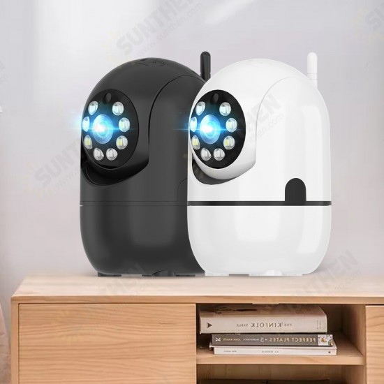 1080P Indoor PTZ WIFI IP Camera Two Way Audio Wifi Camera Cloud Storage Waterproof Night Vision CCTV Video Dual Light Source Baby Monitor