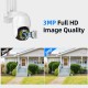 28LED 5X Zoom HD 3MP IP Security Camera Outdoor PTZ Night Vision Wifi IP66 Waterproof Two Way Audio Motion Detecting Camera CCTV Surveillance