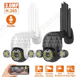 3MP HD PTZ Security Wifi IP Camera Night Vision H.265 IP66 Waterproof 360° Panoramic Motion Detections 5 x Zoom Camera 3MP HD PTZ Security Wifi IP Camera Night Vision H.265 IP66 Waterproof 360° Panoramic Motion Detections 5 x Zoom Camera