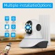 1080P PTZ WIFI IP Camera 360° Viewing Angle Two-Way Audio Night Vision Cloud Storage Motion Detections Waterproof Dual Light Source Monitor