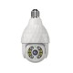 HD 1080P E27 Wifi IP Camera Surveillance 8 LED 4 Infrared 4 White Lights Diamond Bulb Ball Camera Smart Dual-light Night Vision with E27 Base