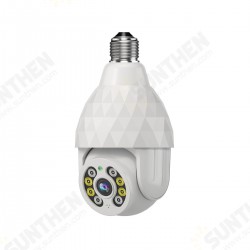 HD 1080P E27 Wifi IP Camera Surveillance 8 LED 4 Infrared 4 White Lights Diamond Bulb Ball Camera Smart Dual-light Night Vision with E27 Base HD 1080P E27 Wifi IP Camera Surveillance 8 LED 4 Infrared 4 White Lights Diamond Bulb Ball Camera Smart Dual-light Night Vision with E27 Base