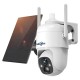 1080P Cloud AI WiFi Video Security Surveillance Camera Rechargeable Battery with Solar Panel Outdoor Pan & Tilt Wireless