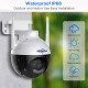 4K 8MP WiFi Security Camera Outdoor Intelligent PTZ 2-way Audio Cam Night Vision AI Human Detection IP66 Waterproof