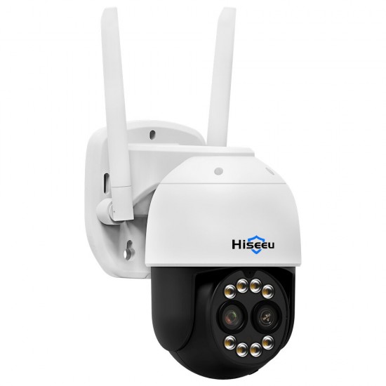 8MP 4K PTZ Wifi IP Camera Outdoor Security Protection 8X Zoom Dual Lens CCTV Video Surveillance Camera Ai Human Detect