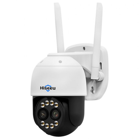 8MP 4K PTZ Wifi IP Camera Outdoor Security Protection 8X Zoom Dual Lens CCTV Video Surveillance Camera Ai Human Detect