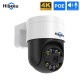 POE 4MP/8MP IP Video Surveillance Camera Outdoor Wireless PTZ Digital Motion Color Night Vison Two-way Audio CCTV Monitoring Camera for Home Safety