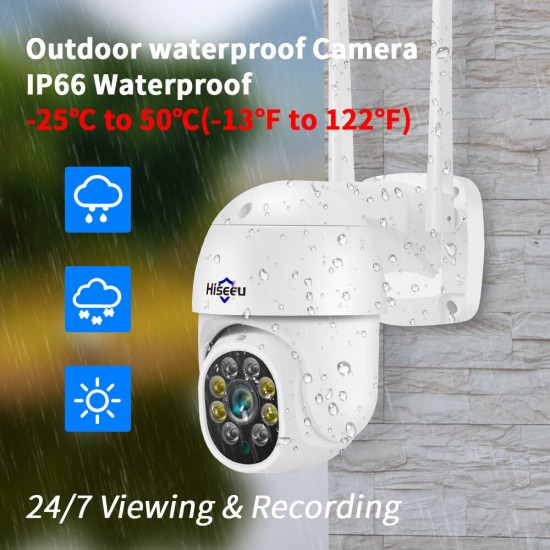 WHD303 3MP WIFI Outdoor Camera 1536p 5x Digital Zoom PTZ IP Audio Camera P2P OnVIF CCTV Monitoring Wireless CCTV System