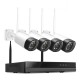 WNKIT-4HB312 8CH 3MP 1536P Wireless CCTV Security System NVR Kit IR Outdoor Audio Recorrd IP Camera Waterproof Wifi NVR Kit Video Surveillance