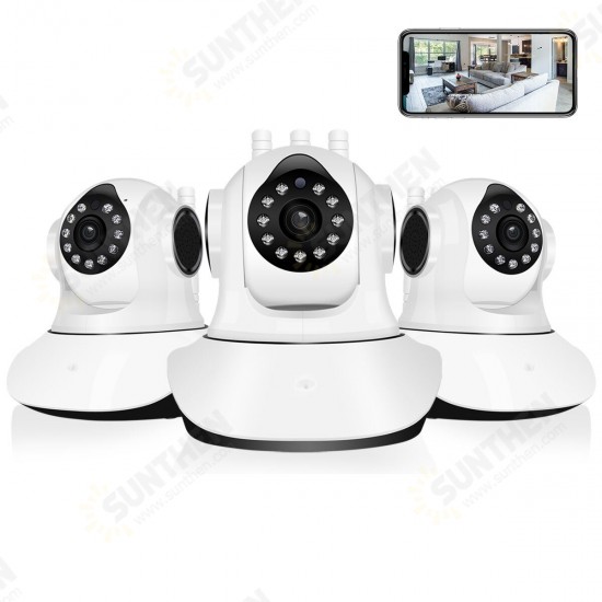 C6C HD 1080P WIFI IP Camera 11 LED PT 360° Built-in Antenna IP Camera Moving Detection Two-way Audio Baby Monitors