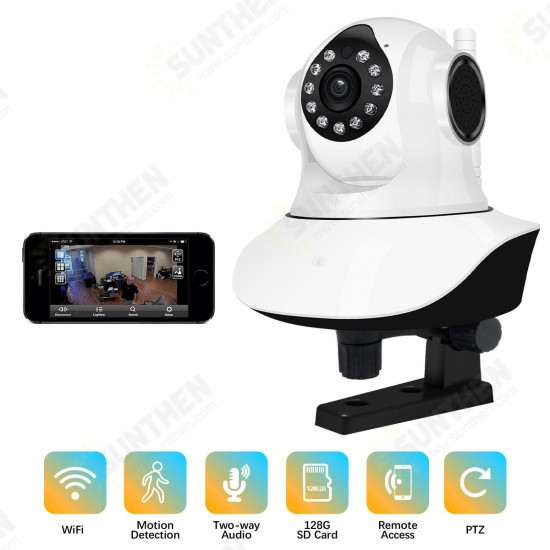 C6C HD 1080P WIFI IP Camera 11 LED PT 360° Built-in Antenna IP Camera Moving Detection Two-way Audio Baby Monitors