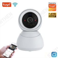 Tuya WiFi 1080P Smart IP Camera Wireless Indoor Surveillance Security Cam APP Remote Notifications Push IR Night Vision Two-Way Audio Camcorder Tuya WiFi 1080P Smart IP Camera Wireless Indoor Surveillance Security Cam APP Remote Notifications Push IR Night Vision Two-Way Audio Camcorder