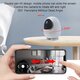 W5 Tuya WiFi PTZ 1080P IP Camera Low Power Battery Camera Remote Home Security Indoor Video Surveillance