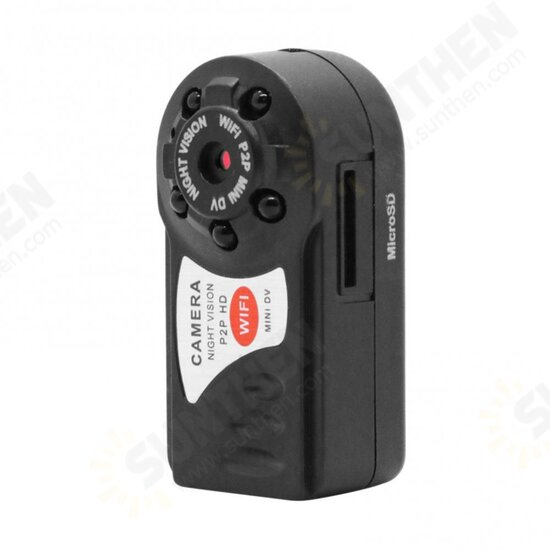 Q7 1080P Mini WiFi Camera Wireless IP Video Cam Infrared Night Vision Motion Detection Remote Listening Home Safety Protection Camcorder