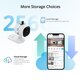 CAM Slim Wi-Fi Smart Security Camera 1080P HD Two-way Audio Surveillance Automatic Tracking Motion Alarm Work with Alexa