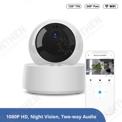 GK-200MP2-B 1080P HD MINI Wifi Smart Camera Smart Home Security Camera 360 Wirelsess IP Camera Via E-WeLink APP Control GK-200MP2-B 1080P HD MINI Wifi Smart Camera Smart Home Security Camera 360 Wirelsess IP Camera Via E-WeLink APP Control